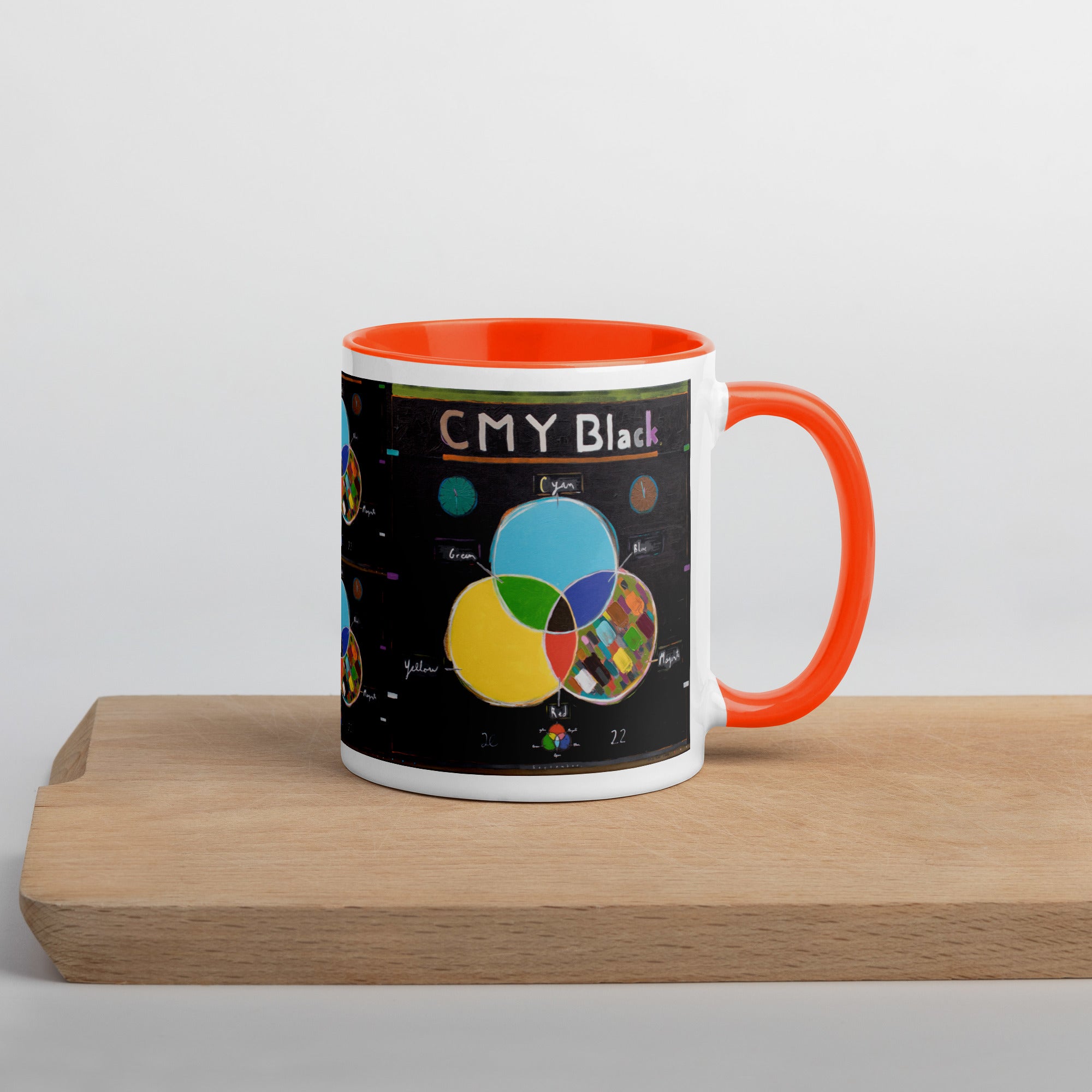 CMY Black [mug with color inside]
