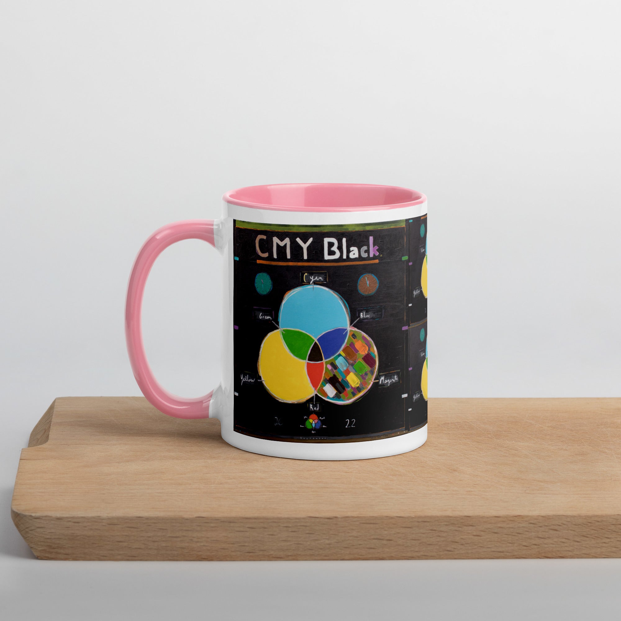 CMY Black [mug with color inside]